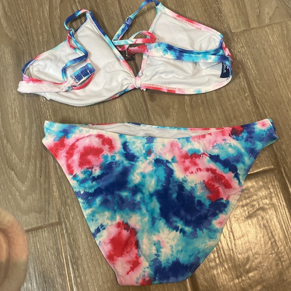 Crown and ivy cabana tie dye bikini large - Picture 2 of 3
